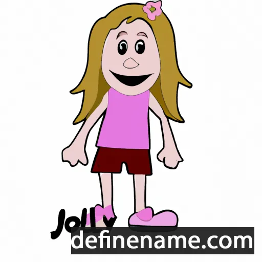 cartoon of the name Joelly