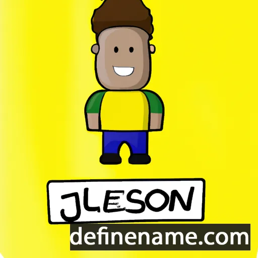 cartoon of the name Joelson