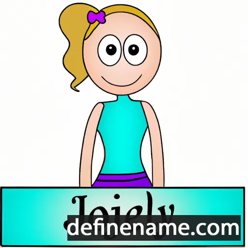 cartoon of the name Joely