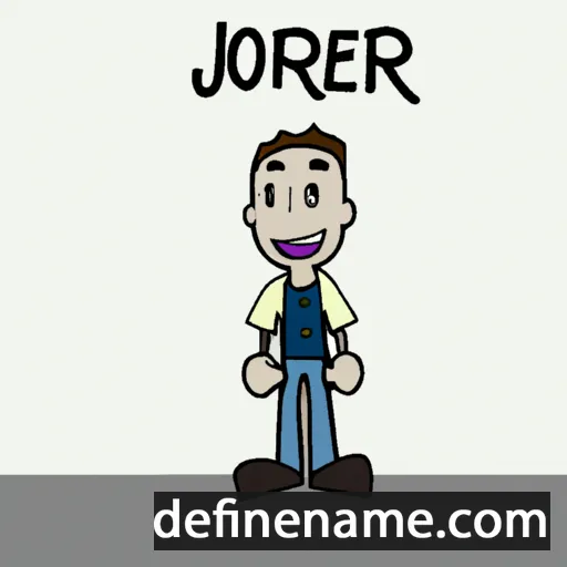 cartoon of the name Joemar