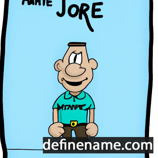 cartoon of the name Joemarie