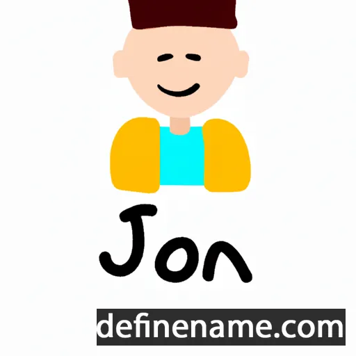 cartoon of the name Joen