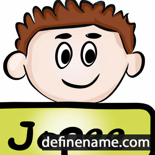 cartoon of the name Joesph