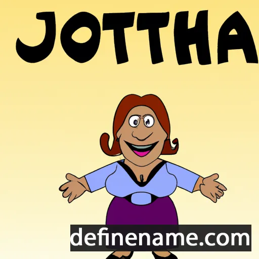 cartoon of the name Joetta