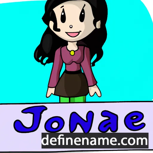 cartoon of the name Johane