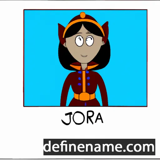 cartoon of the name Johara