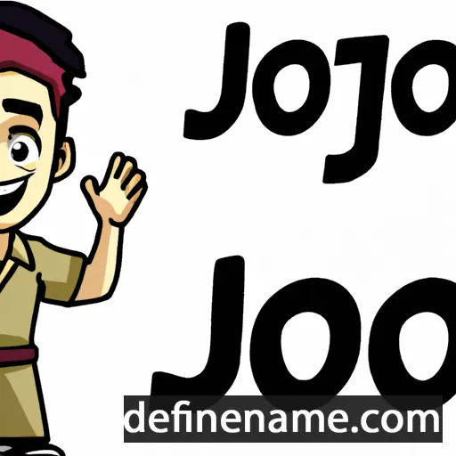 cartoon of the name Johiro