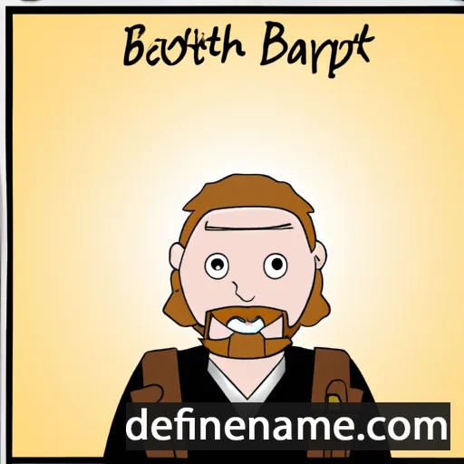 cartoon of the name John Baptist