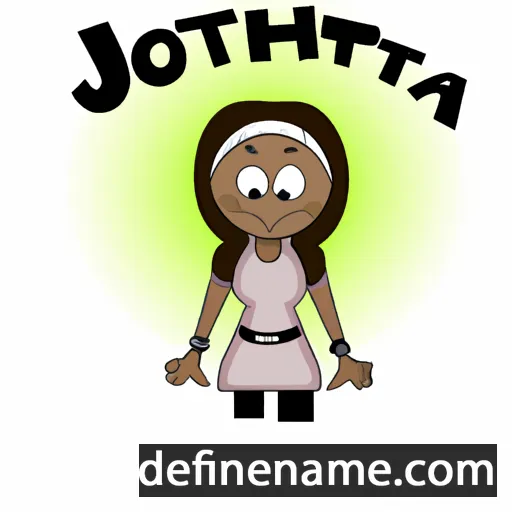 cartoon of the name Johnetta