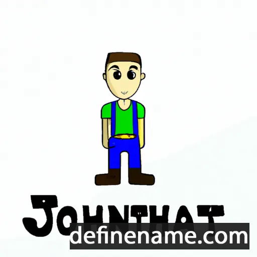 cartoon of the name Johnothan