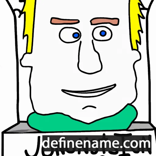 cartoon of the name Johnson