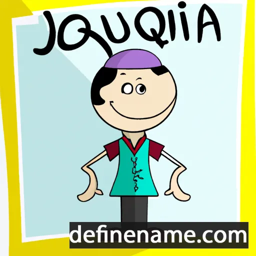 cartoon of the name Joiaquim