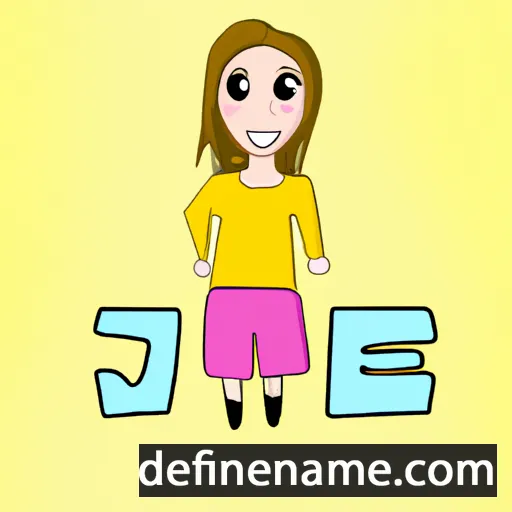 cartoon of the name Joie