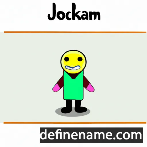 cartoon of the name Jojakim