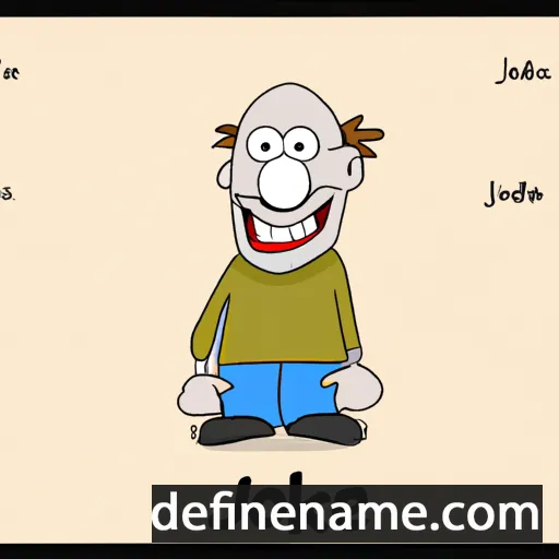 cartoon of the name Jokeb