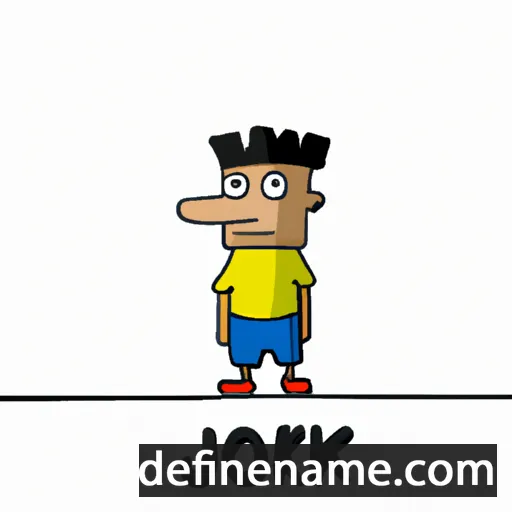 cartoon of the name Joko