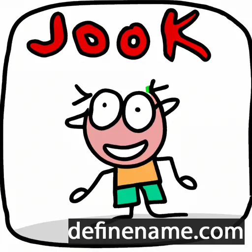 cartoon of the name Joko