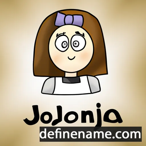 cartoon of the name Jolánta