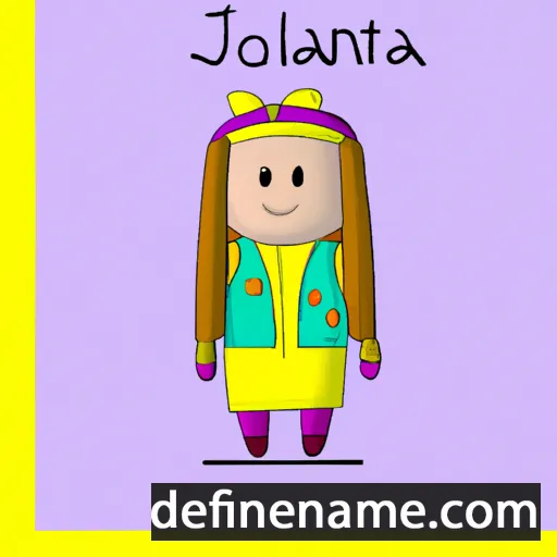 cartoon of the name Jolańta