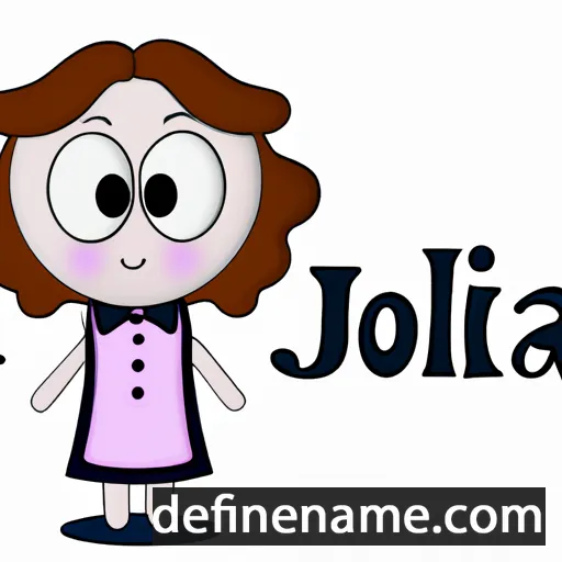 cartoon of the name Jolcia