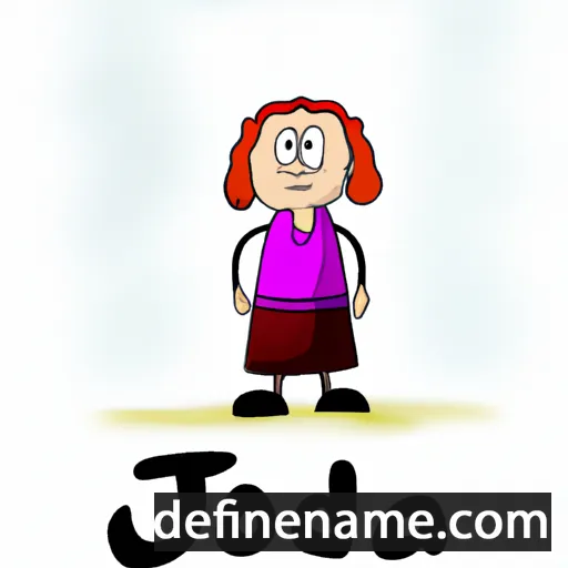 cartoon of the name Jolda