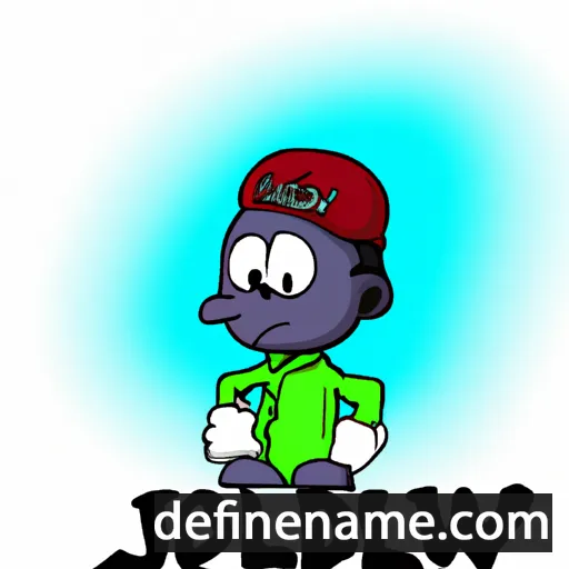 cartoon of the name Joldwin