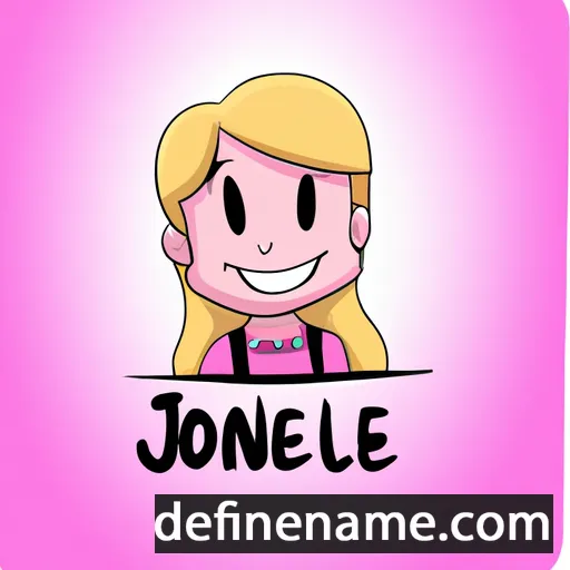 cartoon of the name Joleene