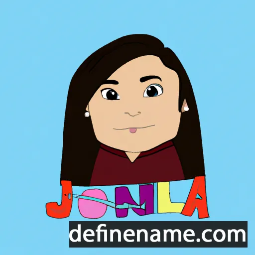 cartoon of the name Jolena