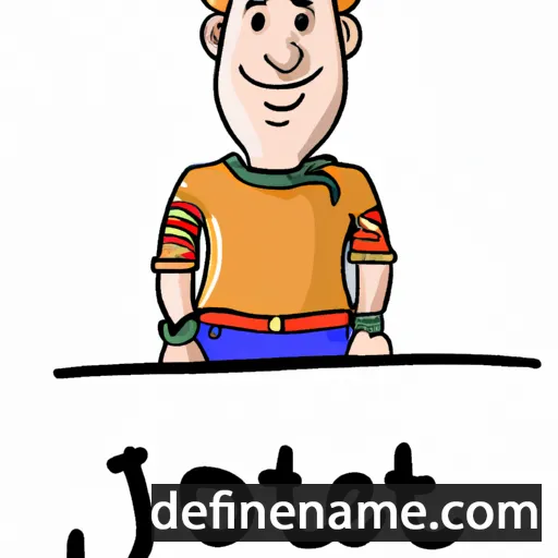 cartoon of the name Jolet