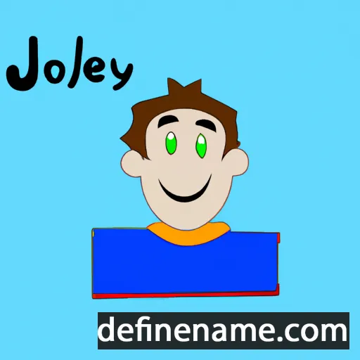 cartoon of the name Joley