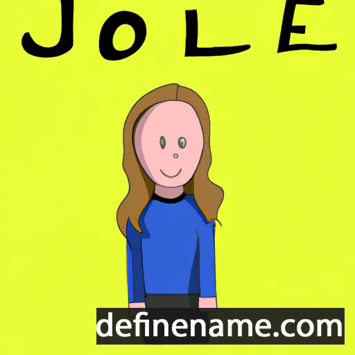 cartoon of the name Joliene