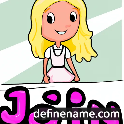 cartoon of the name Jolijn