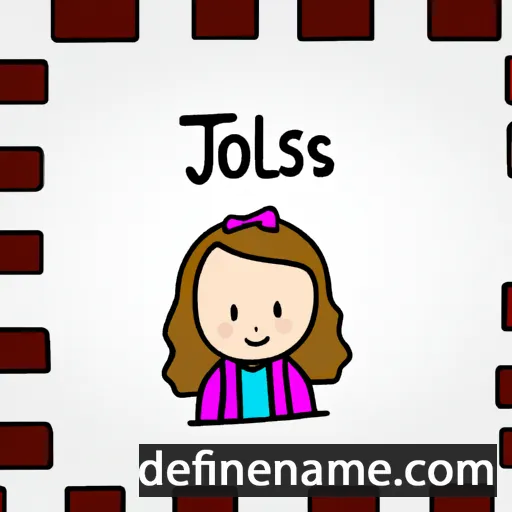 cartoon of the name Jolissa