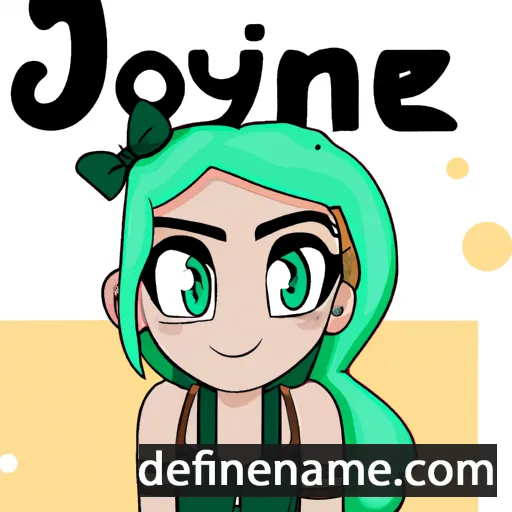 cartoon of the name Jolyne