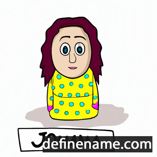 cartoon of the name Jomana