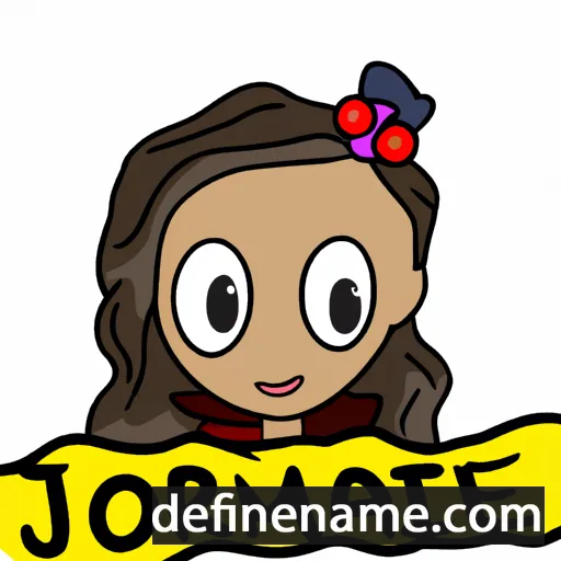 cartoon of the name Jomarie