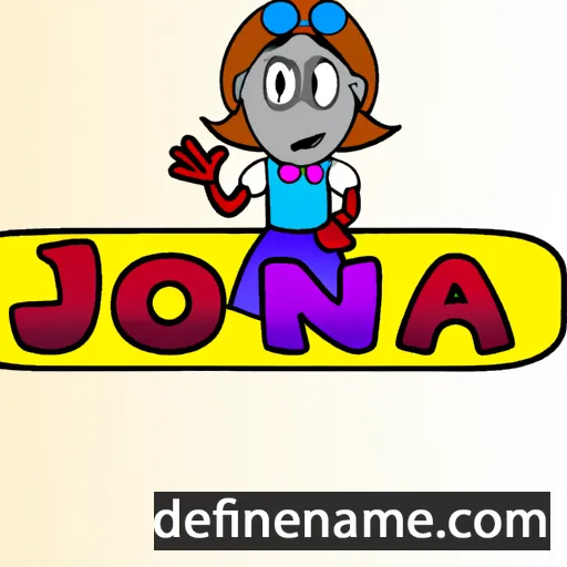 cartoon of the name Jona