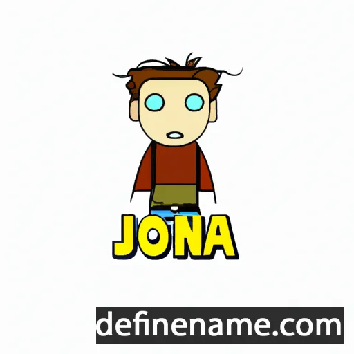 cartoon of the name Jona