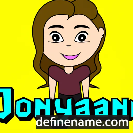 cartoon of the name Jonalyn