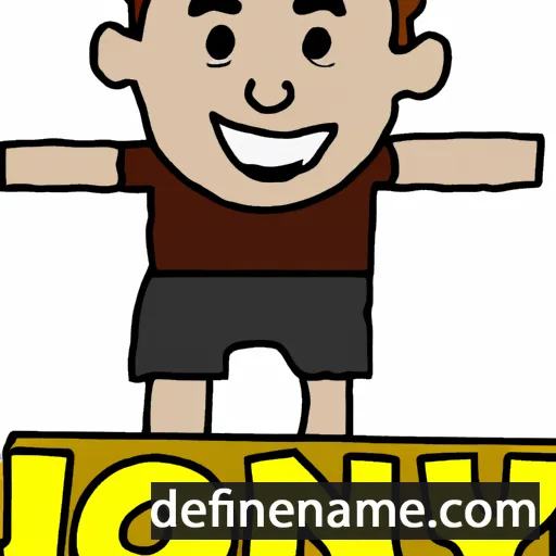 cartoon of the name Joncy