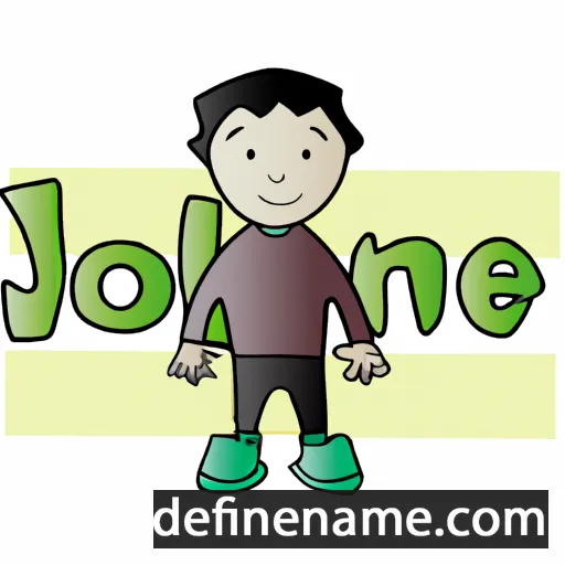 cartoon of the name Jonel