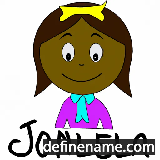 cartoon of the name Jonella