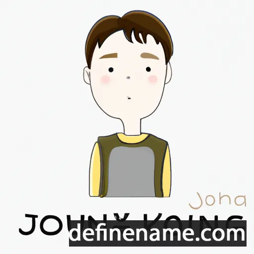 cartoon of the name Jong-hun