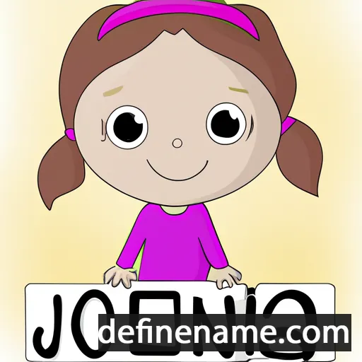 cartoon of the name Jonila