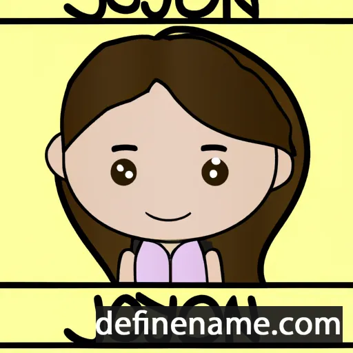 cartoon of the name Jonilyn