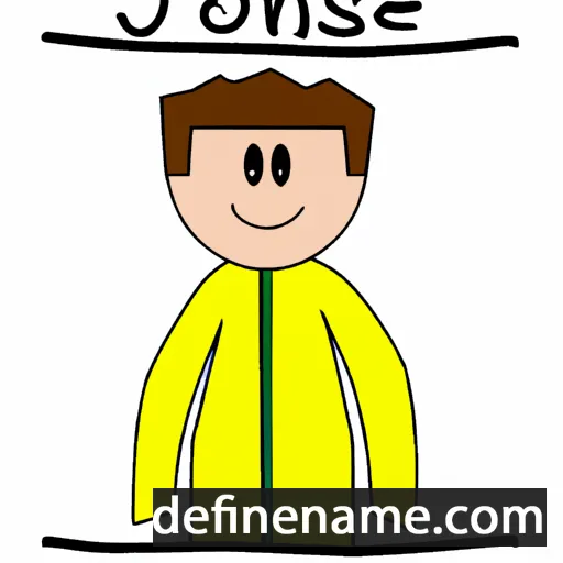 cartoon of the name Jonise