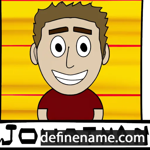 cartoon of the name Jonnathan