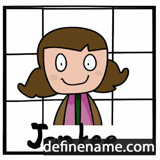 cartoon of the name Jonneke