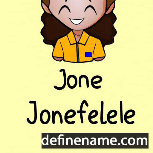 cartoon of the name Jonnelle