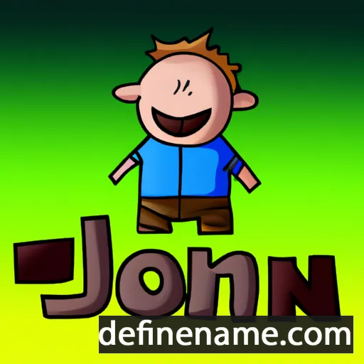 cartoon of the name Jonni